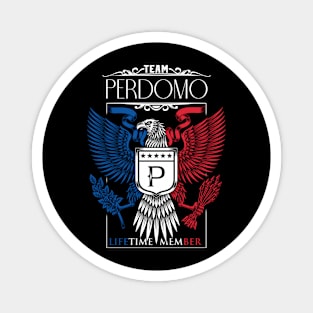 Team Perdomo Lifetime Member, Perdomo Name, Perdomo Middle Name Magnet